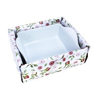 Fuente Refractaria de Vidrio Templado Pyrex Brioche - Marinex 1300 ml